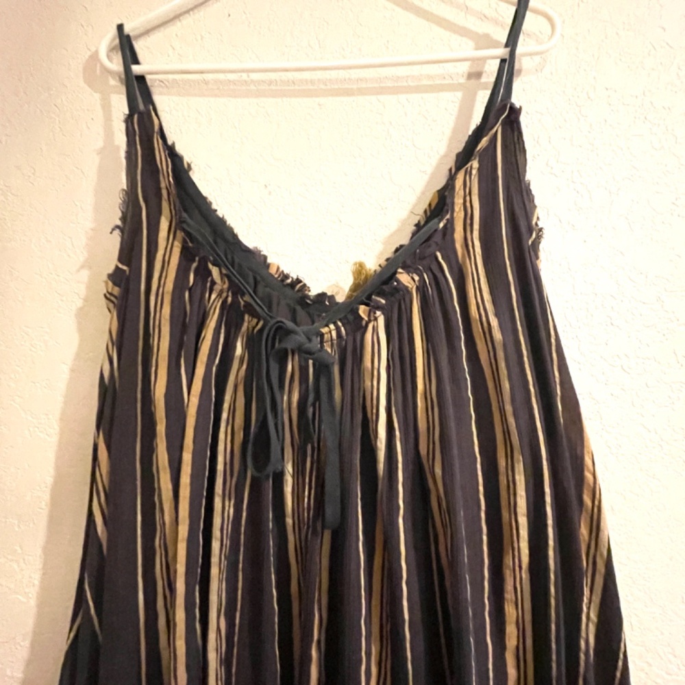 Free People Brown Striped Maxi Dress - Picture 6 of 10